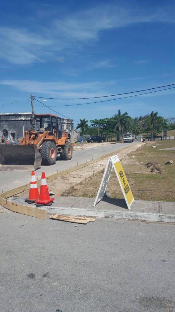 A FACELIFT OF FORT CHARLOTTE- Upgrades are well underway at Fort Charlotte as the site prepares for the busy summer months. Plans include a rerouted entranceway for vehicular traffic and an increase to the activities program at the fort. 